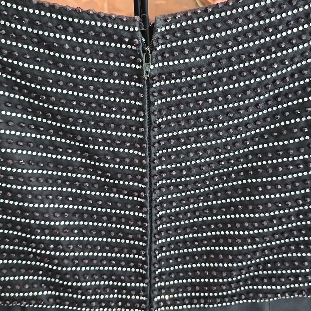 Holt Renfrew - Vintage Silk Black Evening Dress with Exquisite Beadwork​​​ - Picture 5 of 11